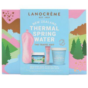 Brand New Lanocreme New Zealand Thermal Spring Water The Travel Edit Gift Box